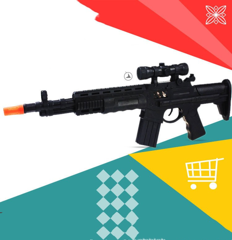 Kids New Creative Fireworks Spark Gun Model 12 + Months Boys Baby Large Plastic Toys Hot Sale