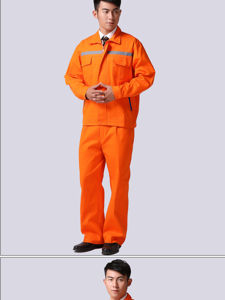 Quần yếm cotton dài tay phù hợp với lưới nam dụng cụ điện phản chiếu quần áo bảo vệ cảnh quan dịch vụ kỹ thuật mùa xuân và mùa thu đồ bộ thun