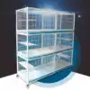 Yueda cage factory breeding cage Three-layer cat cage separator Pigeon matching cage Square pipe door Pet breeding cage