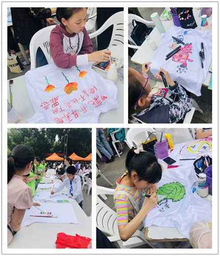 Хлопковая белая футболка для раннего возраста для школьников, ручная роспись, семейный стиль