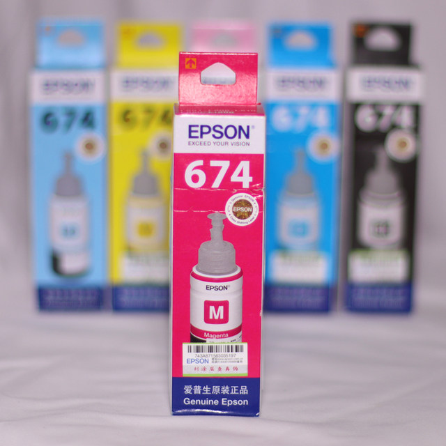 Epson Epson Original 674 Ink Anti-Counterfeiting Code Is Compatible with L801 L810 L805 L850 L1800
