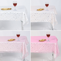 ins starry moon net gauze star moon yarn birthday party party table budding wedding sign to dessert table tablechob decoration cloth