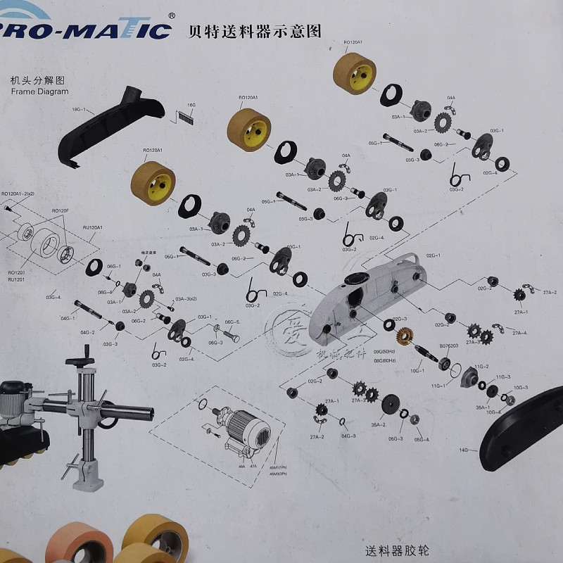 Phụ kiện máy nạp bốn bánh Jiajia Ma Shi Xingfa Bet phụ kiện máy cấp liệu tự động các bộ phận nối thủy lực