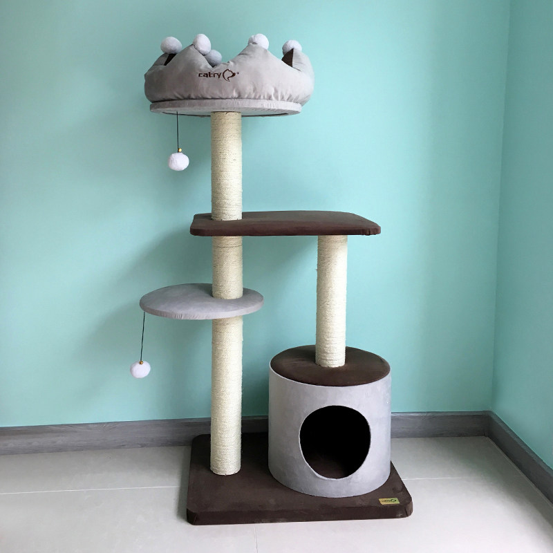 Kerry catry Net Red Crown cat climbing frame sisal column cat nest cat tree cat scratch claw cat toy export