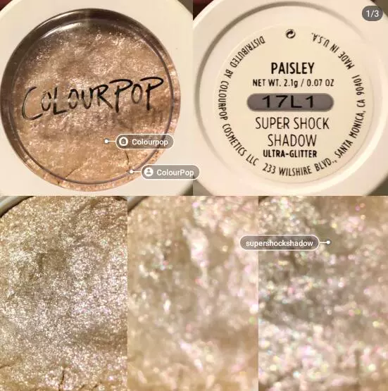 Spot American Colourpop bóng mắt đơn sắc colorpop Bae ritz Drift cameo DGAF - Bóng mắt