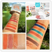 Spot Colourpop 18 summer new Sol Mar 9 color eye disk 9-pane lip glaze monochrome high light