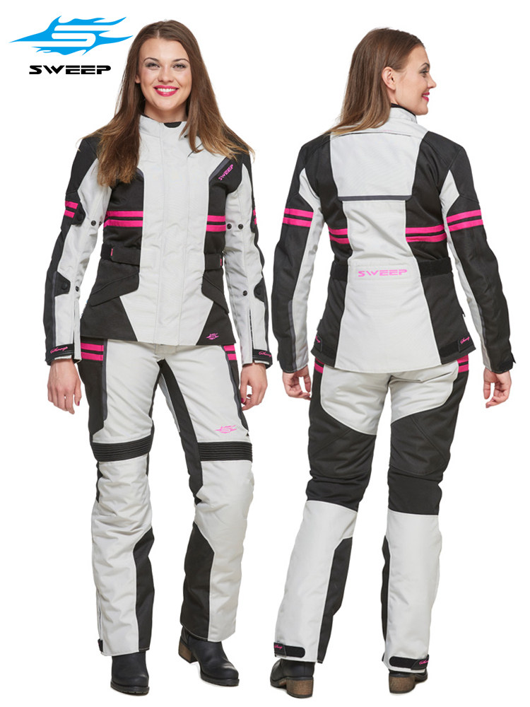 SWEEP Jeanette locomotive winter riding suit women's all-season riding pants waterproof and breathable anti-fall and warm