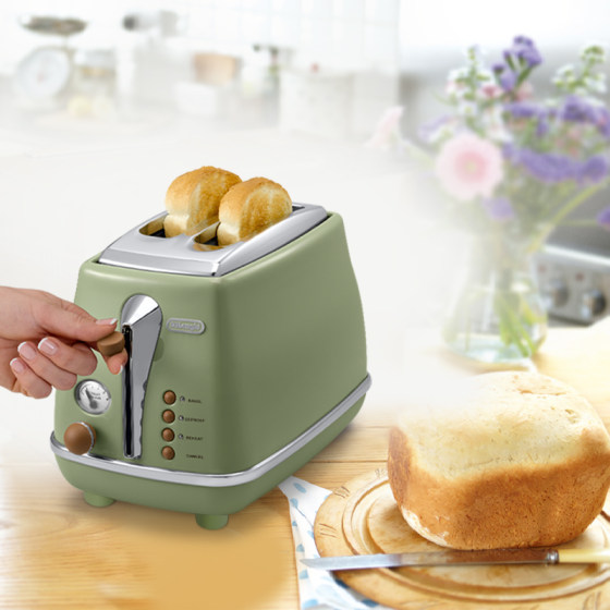 Delonghi/Delonghi retro series CTO2003 toaster toaster toast household small breakfast