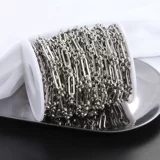 Аксессуар из нержавеющей стали ручной работы, цепь, ожерелье, цепочка, модная подвеска с кисточками, DIY