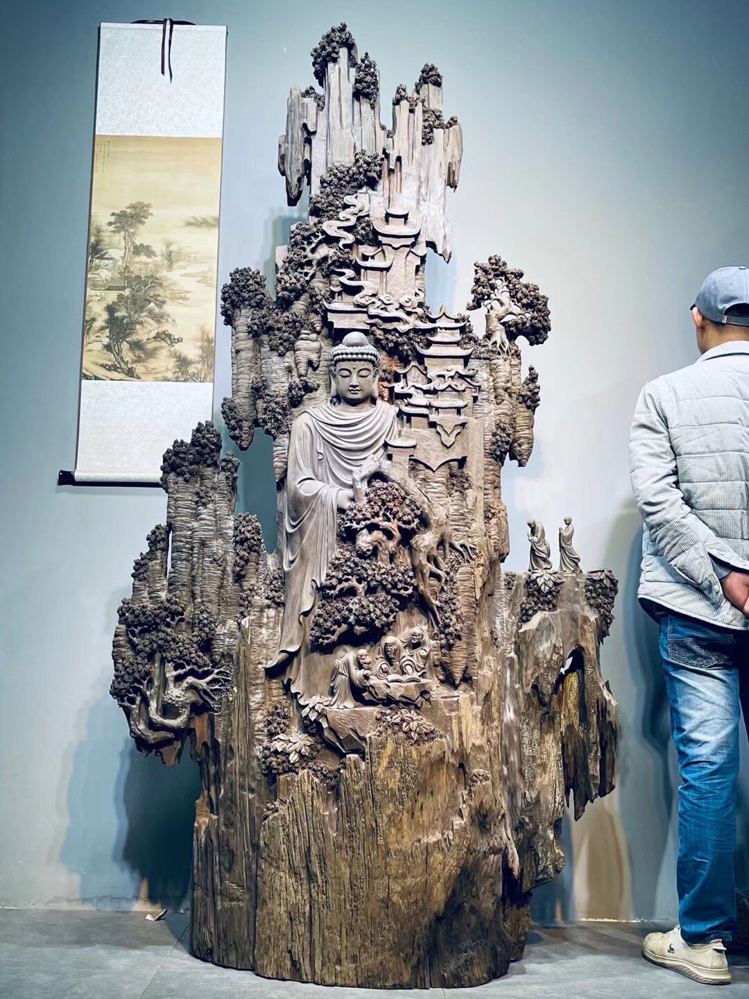 Cliff Bergen Sculptures of Carthamoni Guanyin Bodhisattva such as Come to Buddha Like Umu engraving company Feng Shui for a great swing