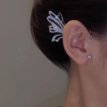 No ear piercings into super-fairy butterfly wings elder-ear bone clip small crowdsourced design sensation sweet and ear clip with small face