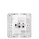 Bull switch socket official store decoration 86 type large panel household power socket USB socket porous G12 gray