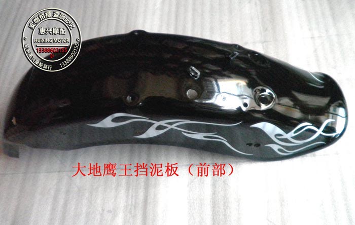 Suitable for Earth Eagle King fender DD250E 150 CA250 QJ250 Jialing JH250 fender black flower