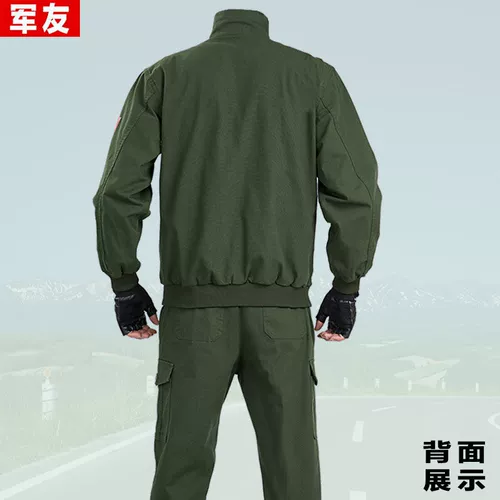 Мужской осенний износостойкий дорожный комплект для работы, защита от ожогов, увеличенная толщина