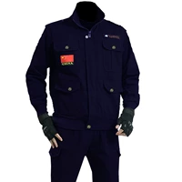 Чистый хлопковый национальный флаг скрытый синий набор 8 карманов