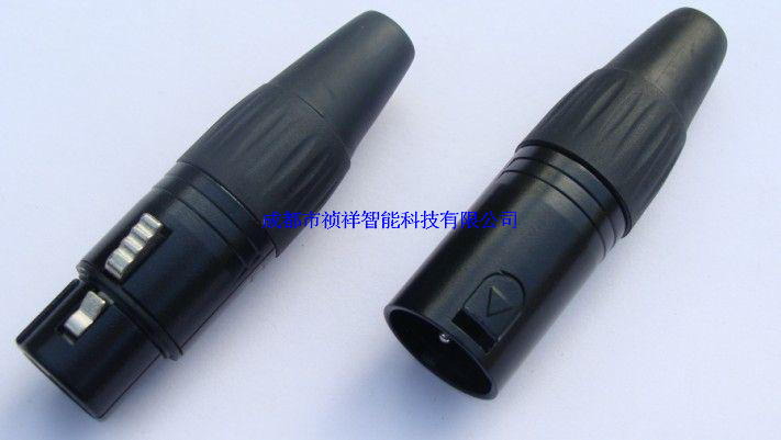 Triple Core Cannon plug Professional mic microphone microphone power amplifier sound XLR Balanced plug Carnon head Berhead