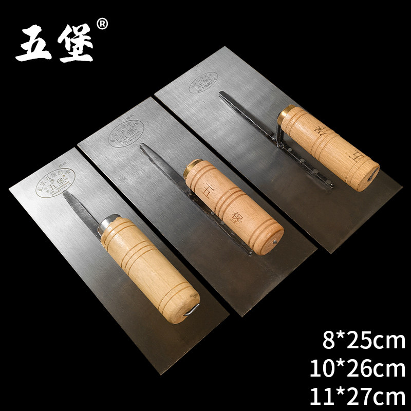 木柄塑料柄抹泥刀铁板泥工粉墙水泥抹子五堡王泥夹铁板怎么选?-泥板-淘宝百科网