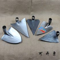 Triangle hoe steel forged triangle Rake mine construction site rake Stone iron tip rake Triangle flat rake
