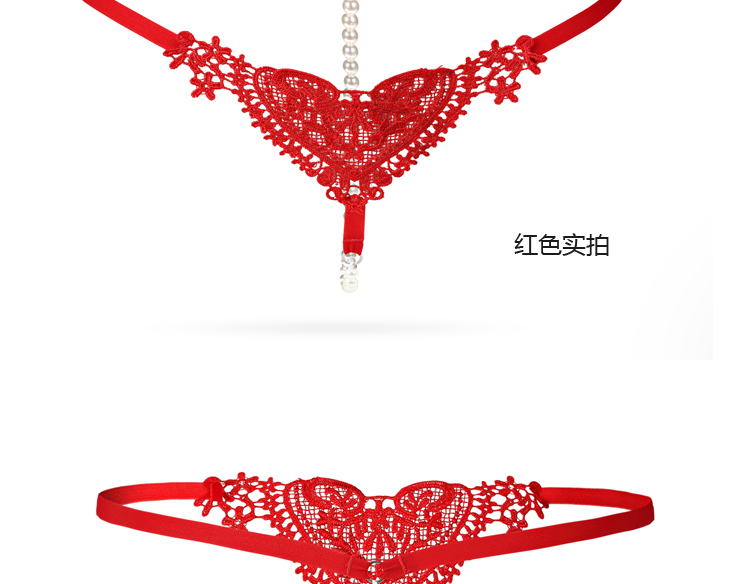 Pearl massage đầy đủ trong suốt thong nữ dễ thương cám dỗ mở tập tin trong suốt đồ lót rỗng vành đai t quần nữ nóng quần lót su