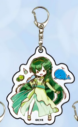 Boeing pearl, acrylic keychain, mermaid