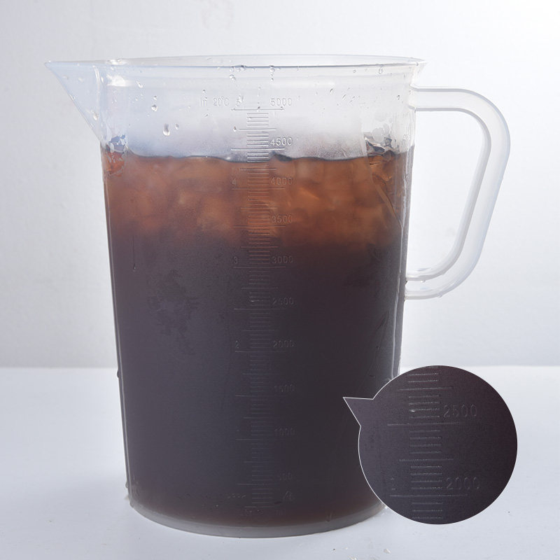 Measuring cup with scale plastic household large-capacity ml baking milk tea shop special measuring cup measuring cylinder baking special