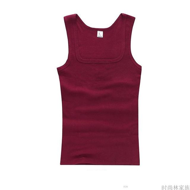 ເສື້ອກັນໜາວ Star's threaded thick vest for men, cotton pure, large, elastic, tight-fitting, sweat-absorb, two way, two-rib cross-belts