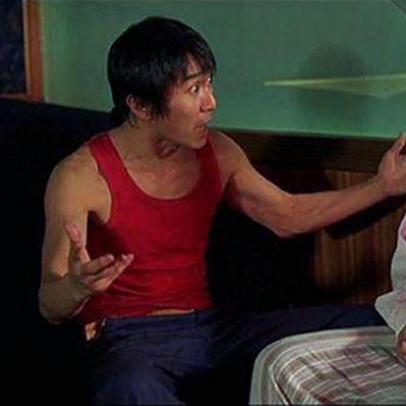Shaolin Soccer Stephen Chow Red Vest Same Style Men's Pure Cotton Round Neck Sports Slim Fit Fitness Breathable Sweat-Absorbent Tank Top Shaolin Soccer Stephen Chow Red Vest Same Style Men's Pure Cotton Round Neck Sports Slim Fit Fitness Breathable Sweat-Absorbent Tank Top