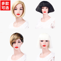 Gia model wig props female Japan South Korea Europe and the United States short hair series head model hair set Joker styles