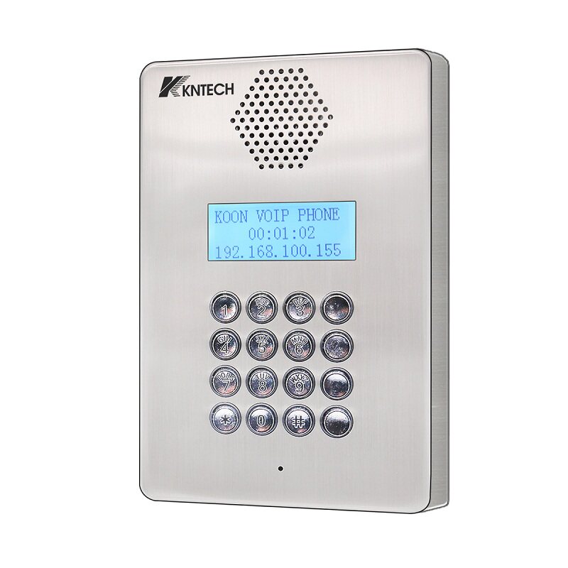 Clean Room Wall-mounted Wired Phone With LCD Emergency Talkback Bank Hands-free Free Dial Help Telephone