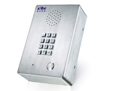 Stainless steel emergency call for help telephone elevator emergency call for assistance phone Clean room telephone KNZD-03
