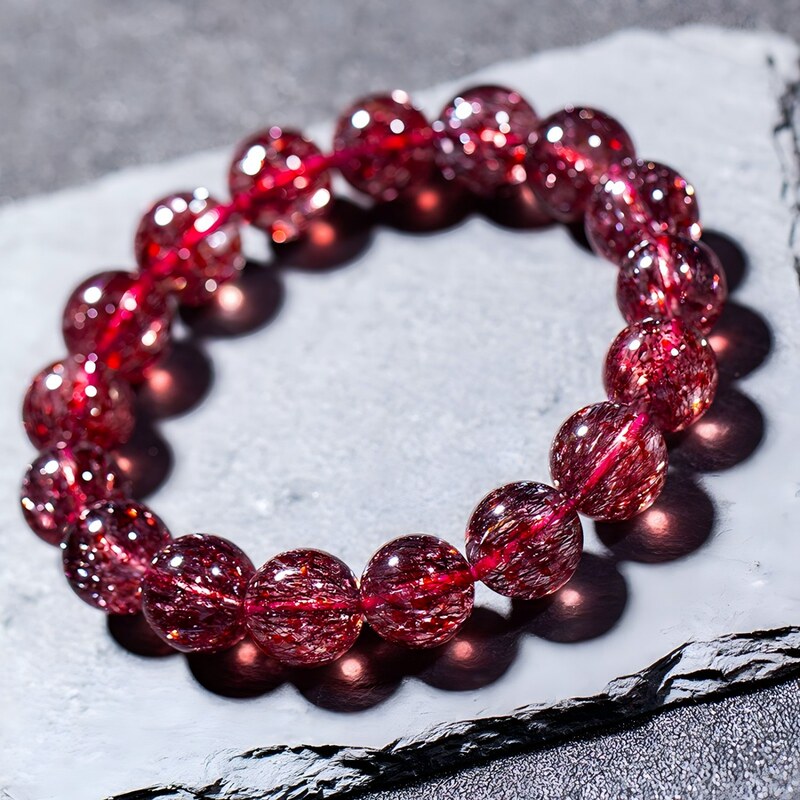 Natural Crystal Red Firework Super Seven Gold Strawberry Tourmaline Green Phantom Labradorite Citrine Red Pattern Tanzanite Bracelet Natural Crystal Red Firework Super Seven Gold Strawberry Tourmaline Green Phantom Labradorite Citrine Red Pattern Tanzanite Bracelet