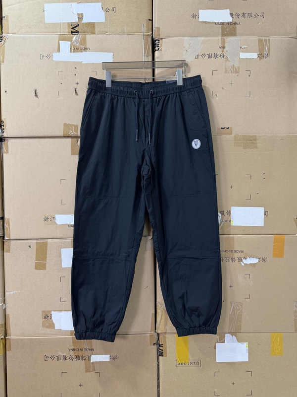 H Brand Men's Casual Pants Winter Fleece-Lined Solid Color Simple Versatile Jogger Pants Drawstring Long Pants 21107