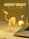 Creative and Funny Night Light Desktop Decoration Bedside Lamp Cute Cartoon Long-Legged Chick Birthday Gift for Girls