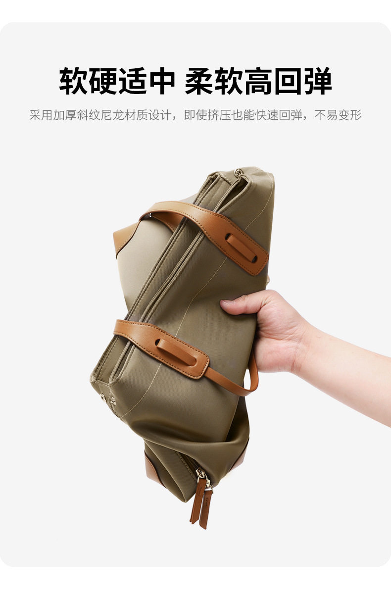 чемодан 2025新款多隔层女士通勤手提包可放a4文件14寸电脑袋托特包优胜者