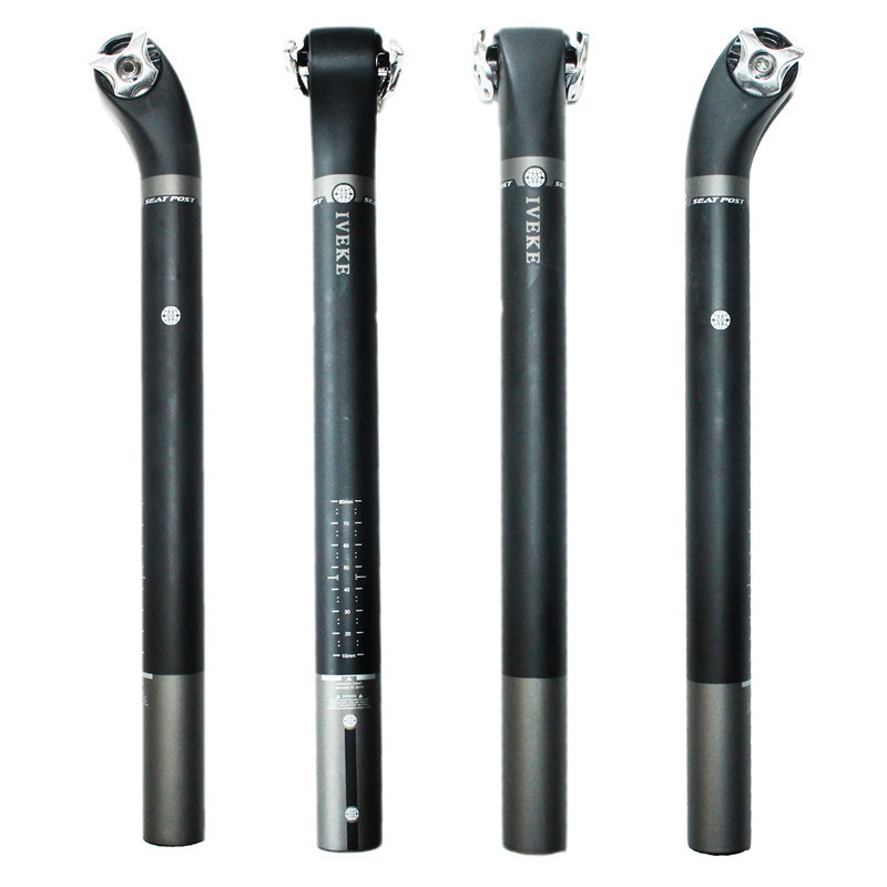 IVEKE round head full carbon fiber mountain bike road bike bicycle seat tube seat tube seat rod round head seat rod