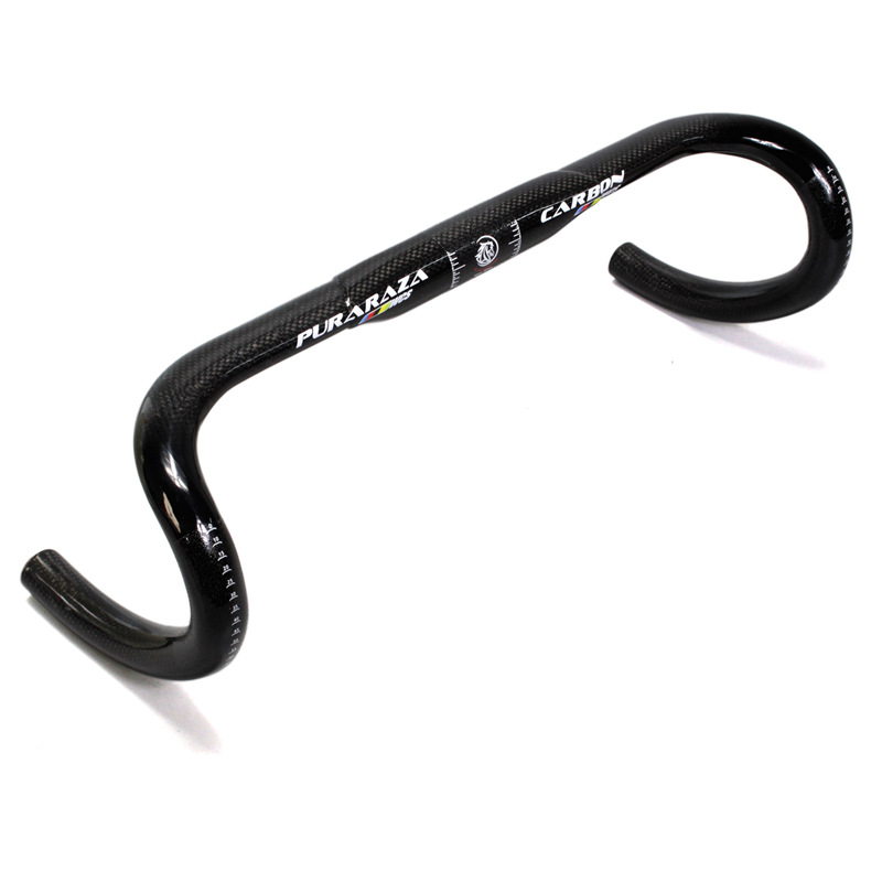 New 2022 new full carbon fiber road bike bend to bend the handle sports car bend the carbon fiber handlebars