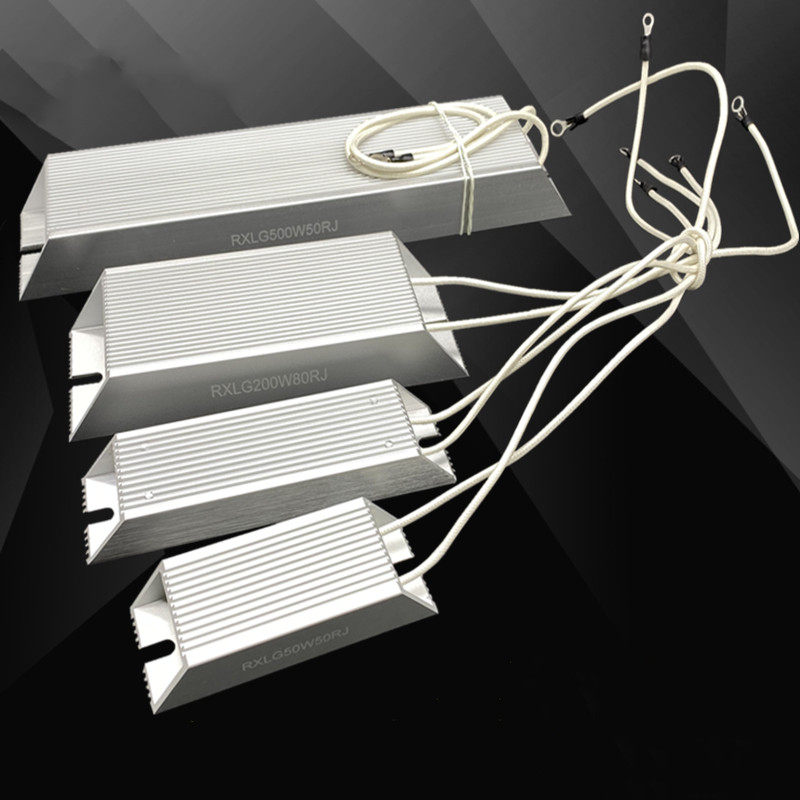 RXLG Frequency Converter Brake Resistance Aluminum Shell Resistance Brake Resistance Limiting Current Resistance 600W 150R Euro