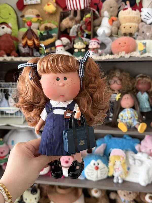 Nude Doll with Thick Hair, Genuine Spanish Potato Doll, 23cm, Rare Curly Hair, Double Ponytails, Nude Doll Without Clothes Nude Doll with Thick Hair, Genuine Spanish Potato Doll, 23cm, Rare Curly Hair, Double Ponytails, Nude Doll Without Clothes