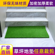 Green lawn cushion home pads into the balcony with door pads waterproof outdoor cushions like green grass carpets