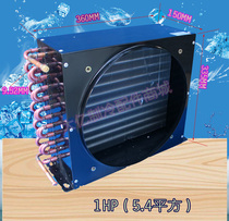 1HP condenser 300MM fan blade fan cover 60W motor freezer seafood fishing pond refrigeration unit cooling unit