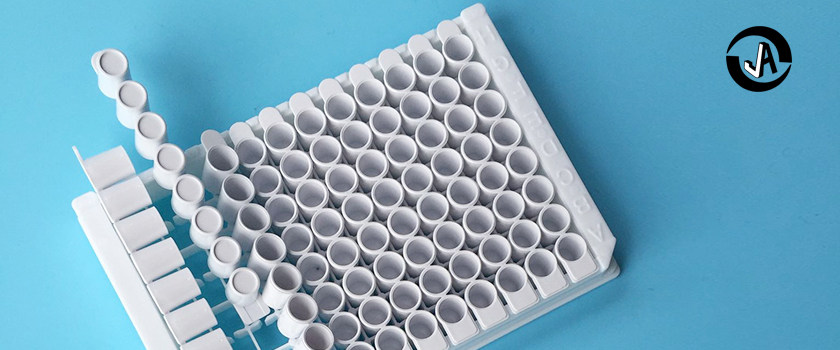 J09604 White Removable 96-hole chemical luminous plate 96-porous enzyme plate white detection fluorescent plate 8*12