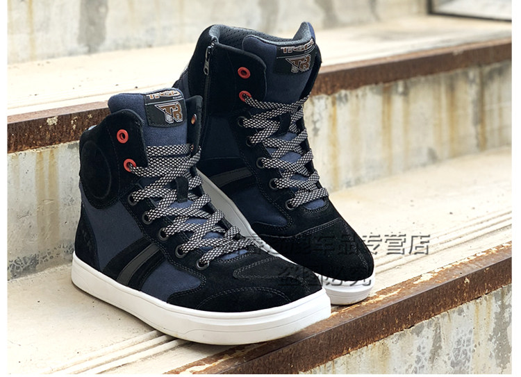TR Hong Kong Tiger Motorcycle cycling male city commuter locomotive shoes anti-fall large-yard motorcycle motorcycle racing boots