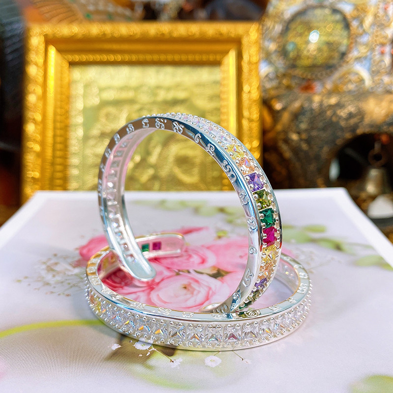 Vegetarian Tay Thai Buddha Board Ratana Bracelet Woman's bracelet opening can be adjusted