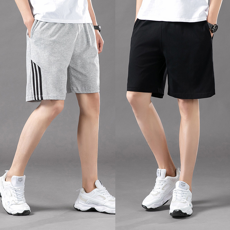 Men's Summer Knit Shorts | Soft Breathable Cotton – 5-Inch Inseam for Gym, Sports or Everyday Wear | Solid Color & Versatile