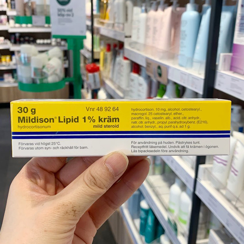 Swedish Mildison baby available loose ointment 30g ultra-low hormone levels safe and effective No repeated