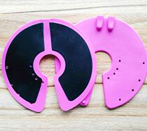 Medium and low frequency meridian massage physiotherapy silicone gasket electrode sheet Conductive silicone sheet Chest patch breast massage sheet