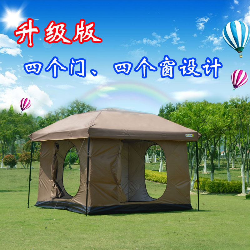 Moqi inner tent Living room tent special hanging account Exposed camp three meters by three meters rainproof sunscreen coated silver