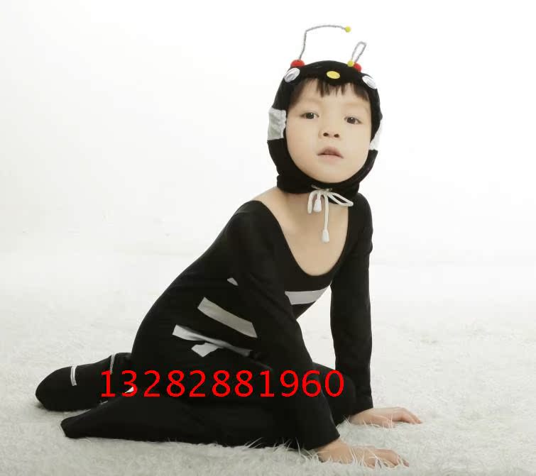 Chương trình hoa mẫu giáo Cầu vồng Chi phí cho trẻ em Kiến nhỏ Thỏ trắng Mặt trời Hedgekey Bird Lizard Trang phục đồ bộ bé trai