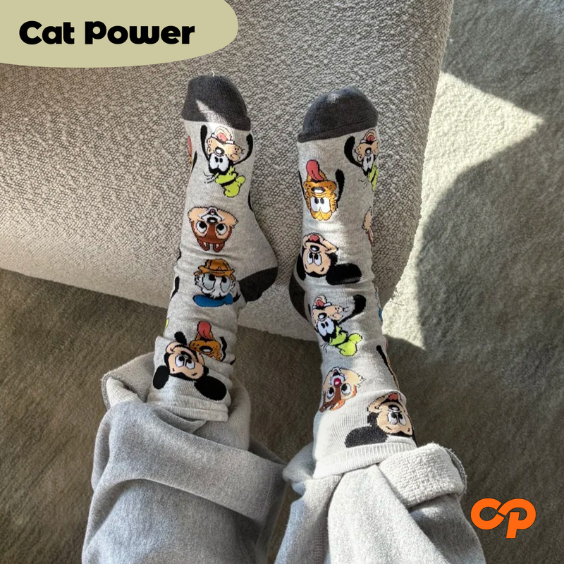 New Cute Mickey Pluto Cartoon Cotton Mid-Calf Socks for Women, Versatile Retro Striped Color-Blocking Socks for Autumn and Winter New Cute Mickey Pluto Cartoon Cotton Mid-Calf Socks for Women, Versatile Retro Striped Color-Blocking Socks for Autumn and Winter