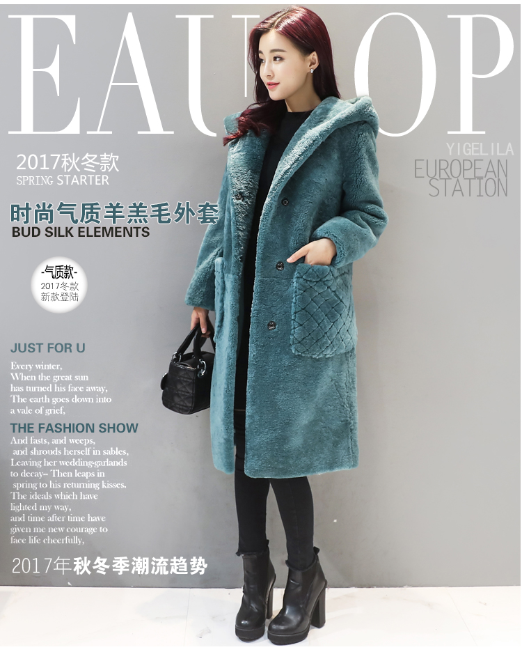2017 phụ nữ mới của mùa đông mặc lỏng kích thước lớn phần dài bông jacket coat nữ trùm đầu đầu gối coat wool coat áo phao lông vũ nữ có mũ
